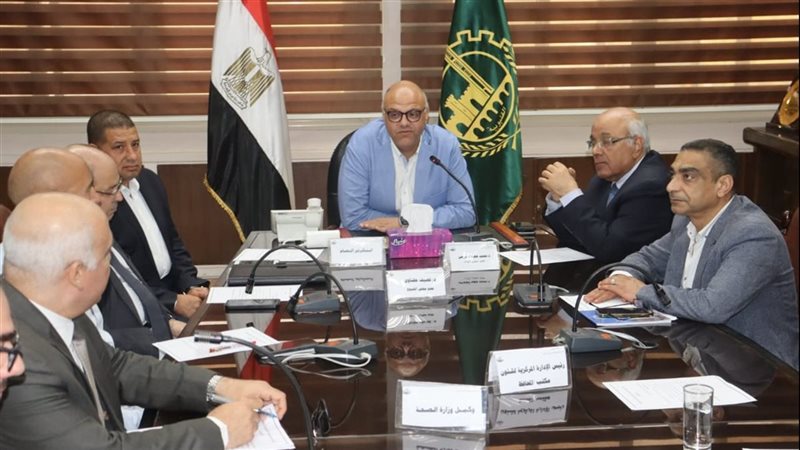 محافظ القليوبية خلال