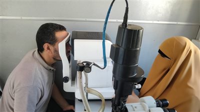 خدمات علاجية ونظارات طبية لـ550 مواطنًا ضمن قافلة كفر الدوار الطبية (صور)