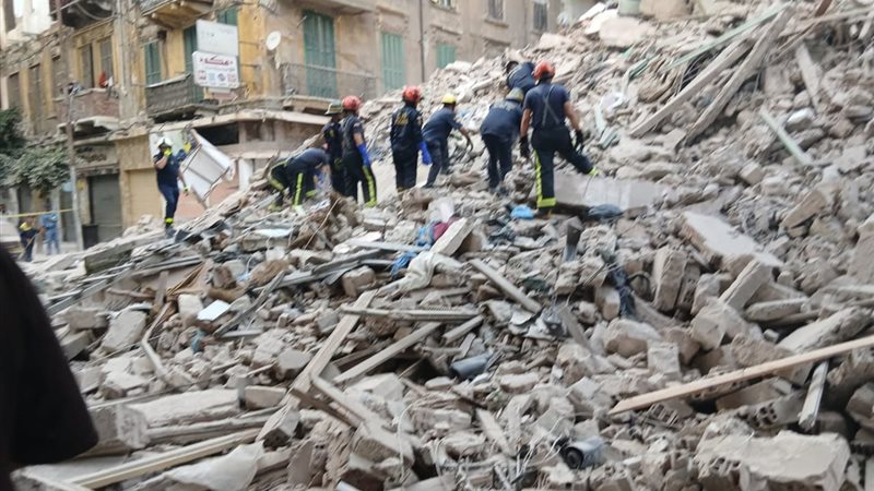 انهيار عقار الاسكندرية،