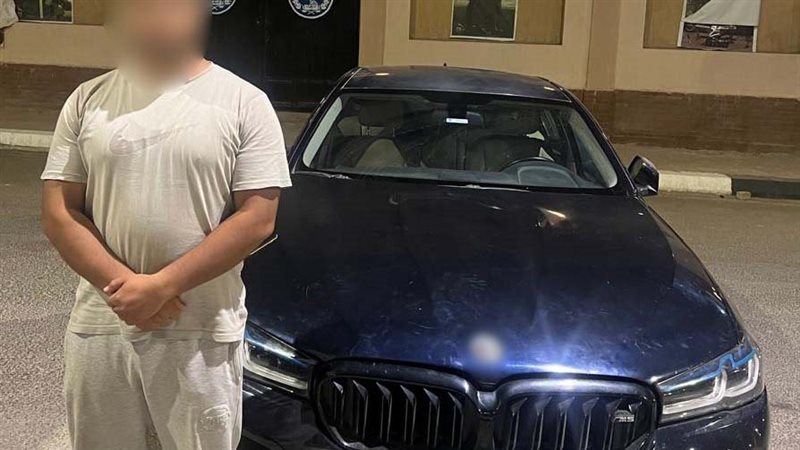 ضبط قائد سيارة استعرض