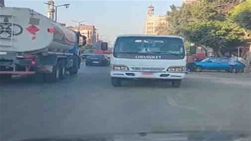 ضبط سائق سيارة نقل