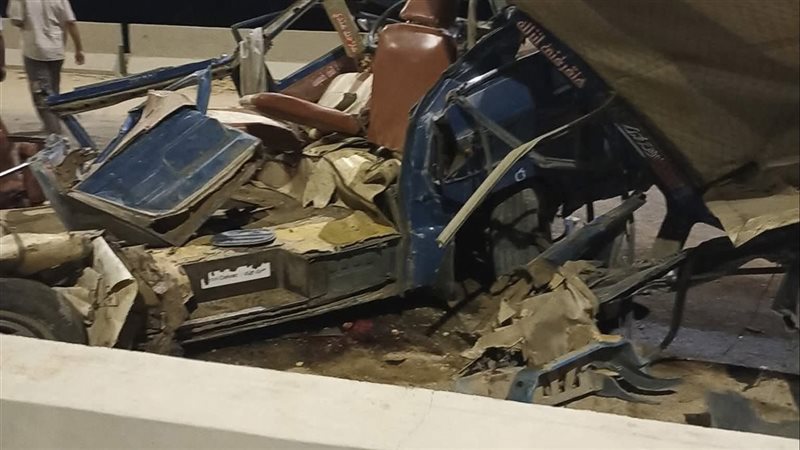 حادث تصادم مروع أعلى