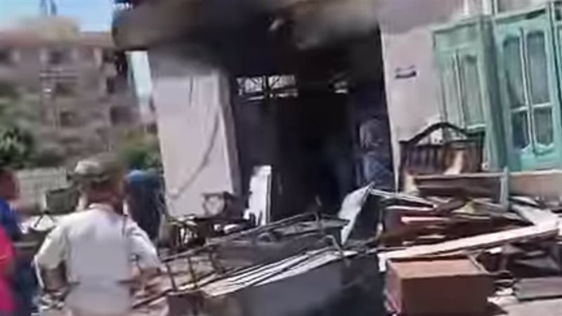 اثار اندلاع حريق