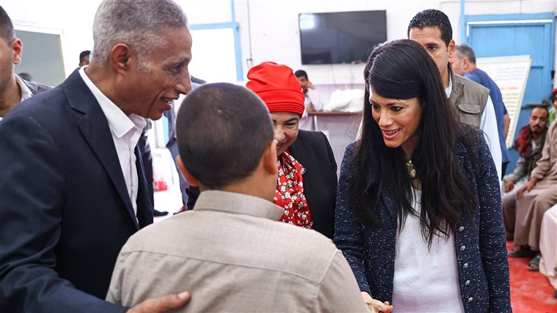 المشاط تتفقد مركز