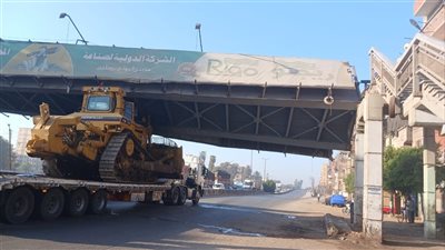النقل تنفي انهيار كوبري المشاة في طوخ 