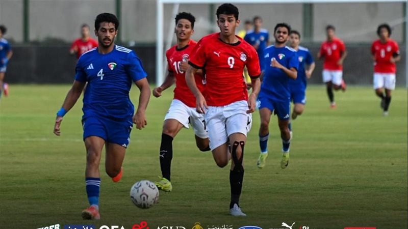 ودية شباب مصر والكويت،