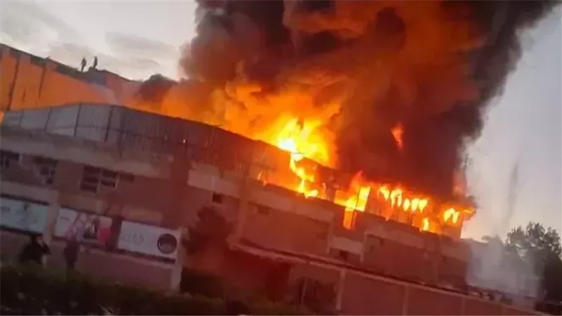 حريق مصنع كرتون بالقليوبية،فيتو
