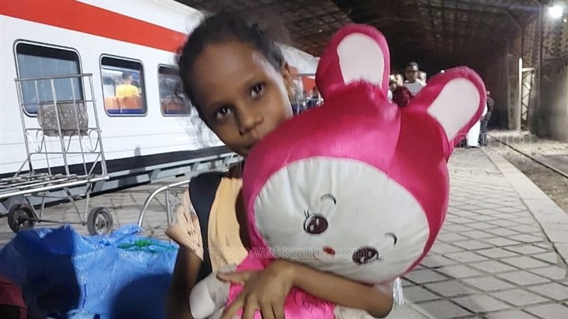 طفلة سودانية في أسوان،