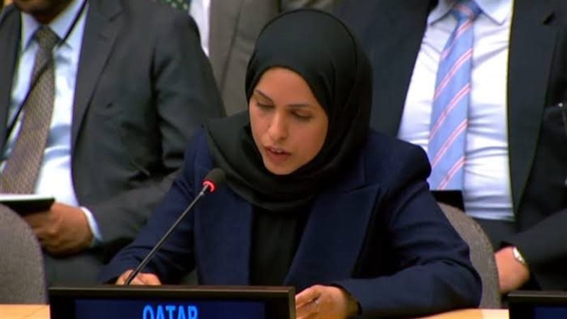 مندوبة قطر بالأمم