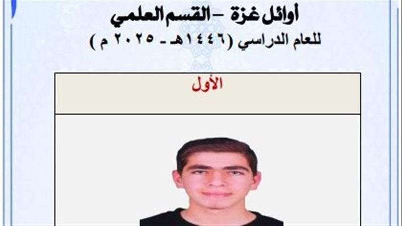 الأول على الثانوية