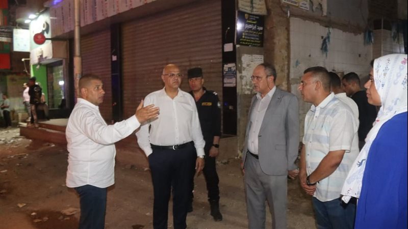 محافظ القليوبية خلال
