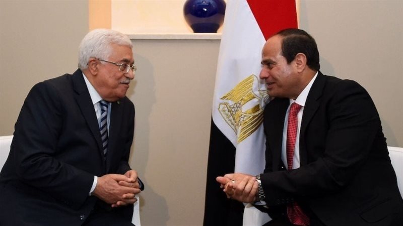 السيسي وأبو مازن،