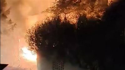السيطرة على حريق اندلع في محول كهرباء بالجيزة