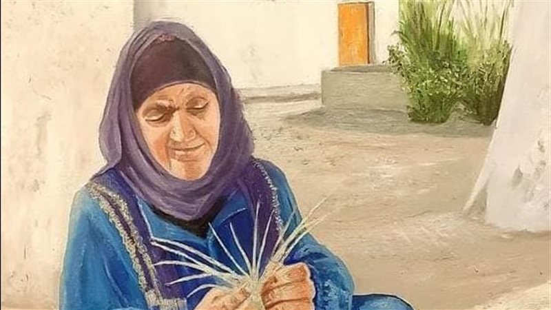 إحدى أعمال الفنان