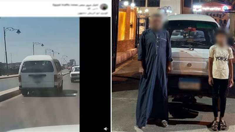 القبض على طفل يقود