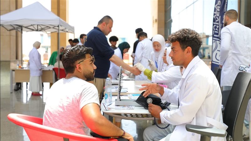 اليوم الصحي بجامعة