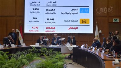 وزير التعليم العالي يعلن عدد المتقدمين للمرحلة الأولى في تنسيق الجامعات 2025 