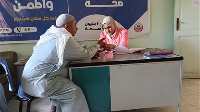 حملة «100 يوم صحة» تقدم 28 مليونا و901 ألف خدمة مجانية خلال 19 يوما