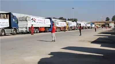 حكومة غزة: تعرض غالبية شاحنات المساعدات الإنسانية للسرقة والنهب 
