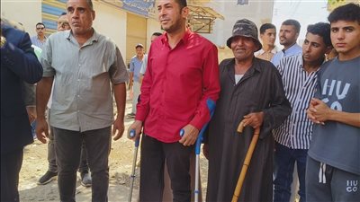 كبار السن وذوي الهمم أمام لجان انتخابات مجلس الشيوخ في الدقهلية (صور)