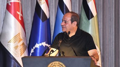  السيسي: لا نخشى إلا الله.. واللي بيعمل حاجة غلط بيخاف