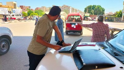 فحص عوادم 62 سيارة في حملة مفاجئة للبيئة بالشرقية وتحرير محاضر ضد المخالفين