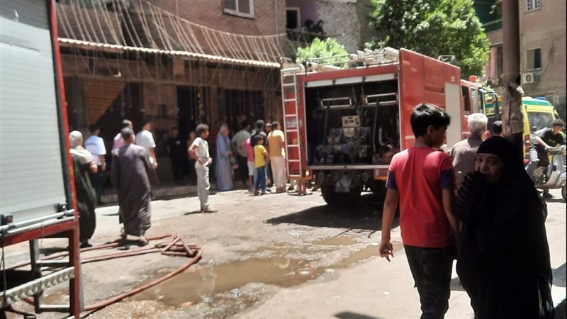 حريق شقة
