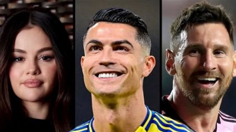 رونالدو وميسي وسيلينا