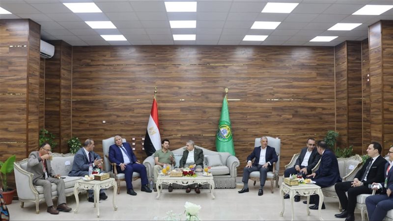 جانب من مراسم الاستقبال،
