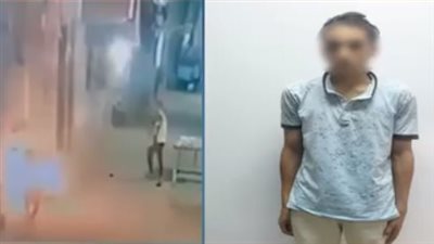 القبض على عاطل لقيامه بإشعال النيران بدراجة نارية بأبو النمرس (فيديو)