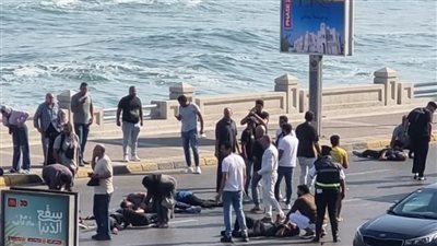  إصابة 8 أشخاص في انقلاب ميكروباص على كورنيش الإسكندرية (صور)