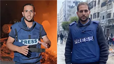 بدء تشييع جثامين شهداء الصحفيين من مجمع الشفاء الطبي بغزة 