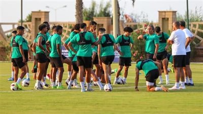 المصري يخوض مرانه الختامي على استاد السويس الجديد استعدادا لبيراميدز
