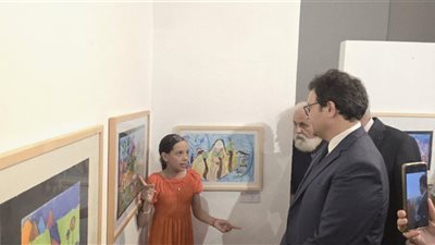  وزير الثقافة يفتتح بينالي القاهرة الدولي لفنون الطفل (فيديو وصور) 