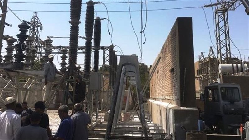 محطة كهرباء فى اسوان