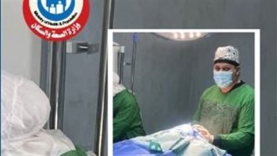 إنقاذ مريض من كسر بعظام الجمجمة ونزيف بالمخ بعد سقوطه من علو بقويسنا المركزي 