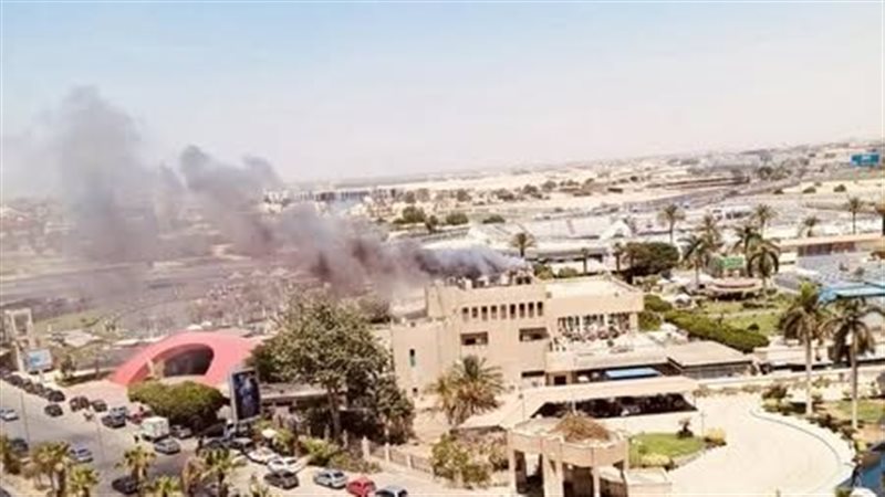 حريق النادى الأهلي
