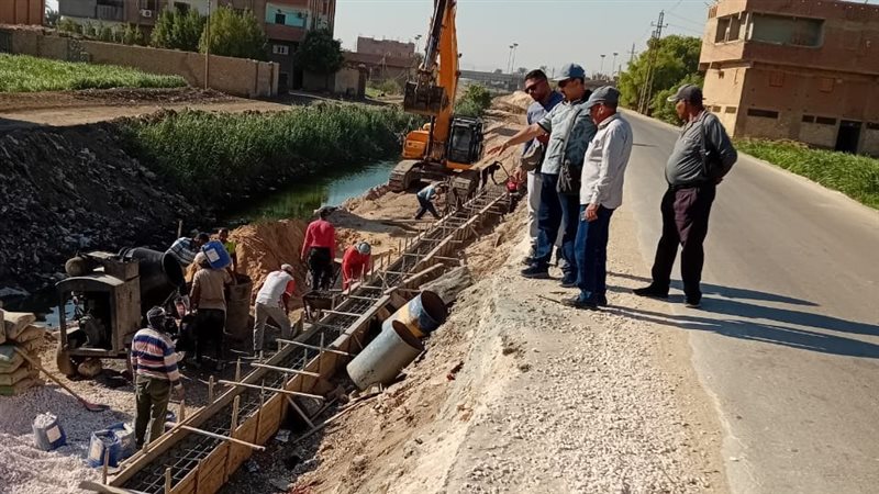 تنفيذ أعمال الرصف