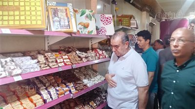 ضبط 91 كيلو حلوى مجهولة المصدر و284 كيلو لحوم فاسدة بأسوان (صور)