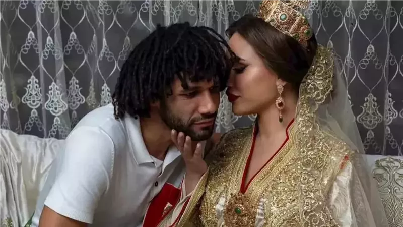 محمد النني وزوجته