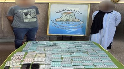 الداخلية تحبط محاولة عاطل وشقيقته جلب 3000 قرص مخدر عبر إحدى المواني الجوية