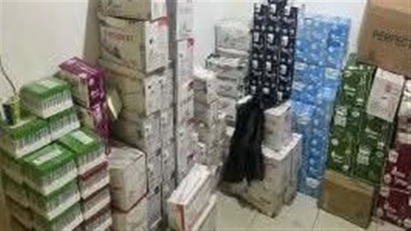 ضبط مليوني قطعة مستلزمات