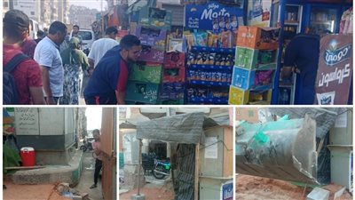 حملة مكبرة لإزالة الإشغالات والتعديات على الطرق بالزقازيق