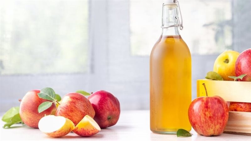 خل التفاح العضوي،