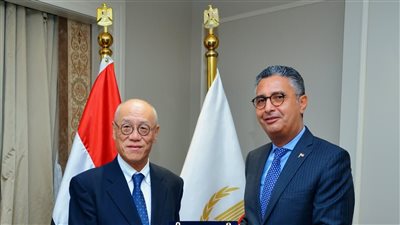 وزير التموين يبحث مع سفير اليابان تعزيز التعاون الاقتصادي