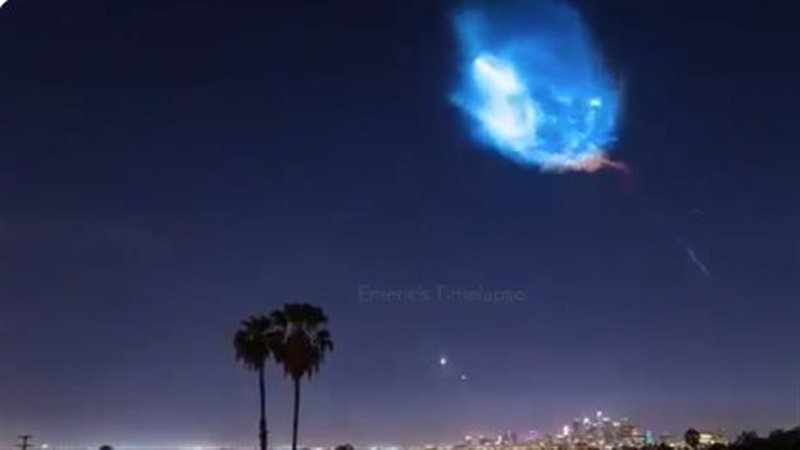 انفجار جسم غامض في