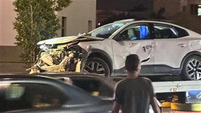 العناية الإلهية تنقذ أسرة من الموت في حادث تصادم أعلى محور 26 يوليو (صور)