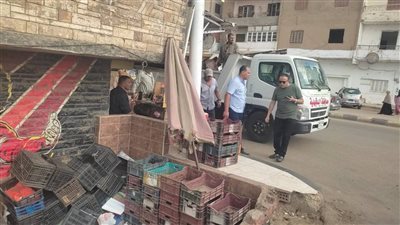 رئيس أجا بالدقهلية يقود حملة لرفع الإشغالات من الميادين والشوارع (صور) 