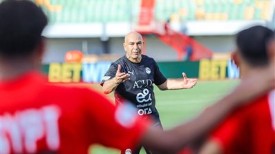 منتخب مصر يختتم تدريباته لمواجهة بوركينا فاسو (صور)