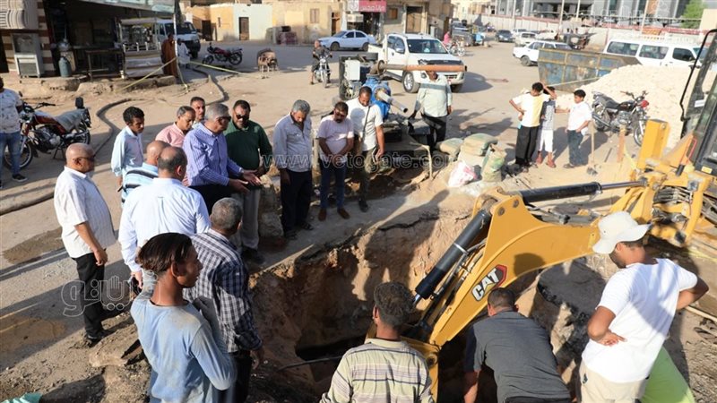 هبوط ارضى ف اسوان